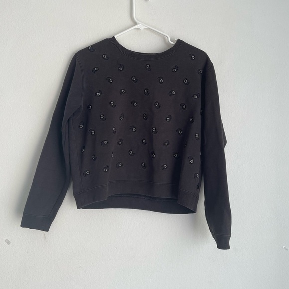 Black Embroidered Women's Top - Picture 1 of 5